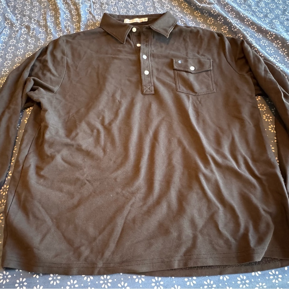 Criquet Long Sleeve Players Polo Shirt Men's XXL